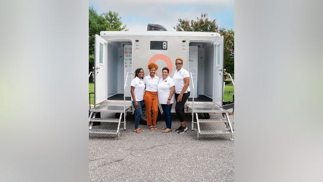 Maryland woman rolls out mobile shower unit to give homeless ‘dignity’ and ‘sense of self’