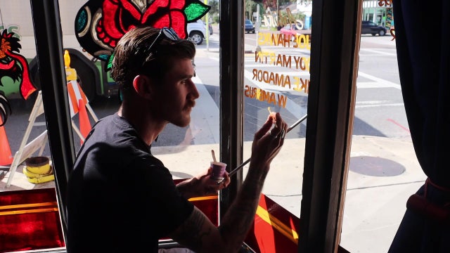 St. Pete artist resurrects hand-painted sign industry after going flat in the 1980s