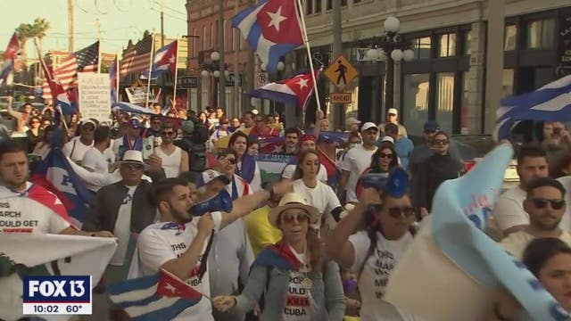 Cuban freedom marches continue in Tampa and across the nation