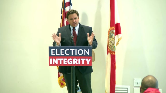 DeSantis takes aim at elections -- again