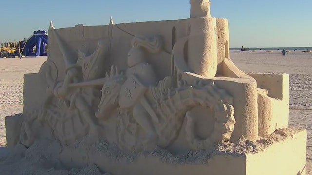 Annual sand sculpture competition returns to Treasure Island