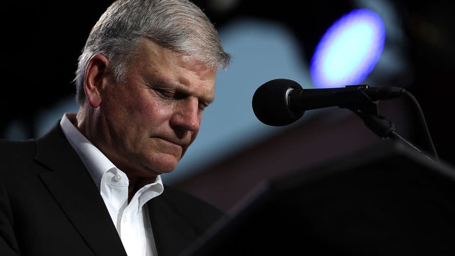 Rev. Franklin Graham Brings Evangelical Message To California Before Primary