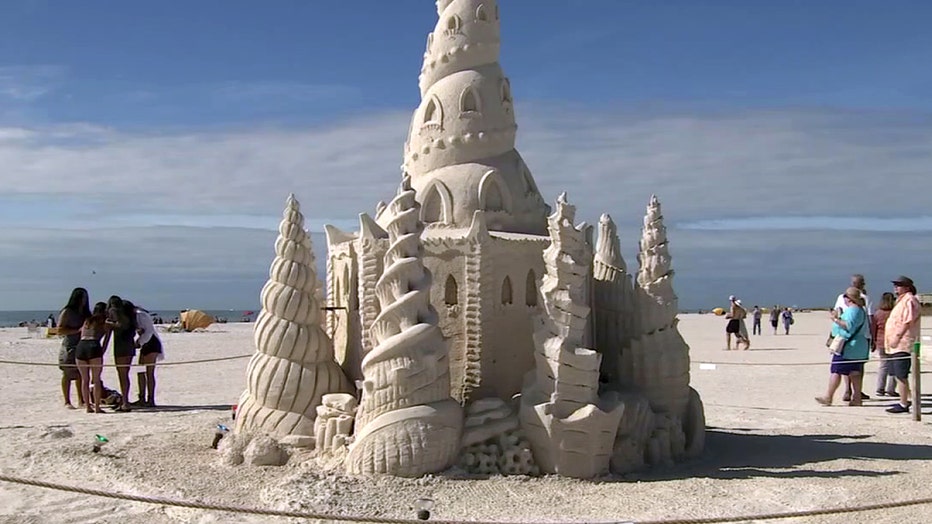 Sand Sculptures Decorate Beaches in Sea Isle