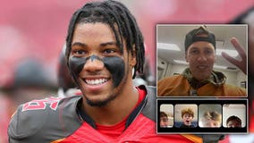 Wrong number in high school team's group chat leads to FaceTime call with Tampa Bay Bucs