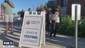 Long lines at Hillsborough County’s only COVID-19 testing site