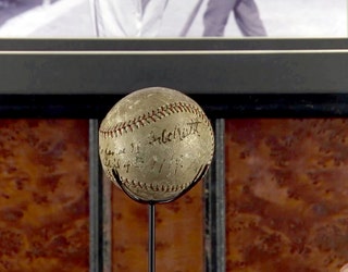 Last Home Run Ball by Babe Ruth!