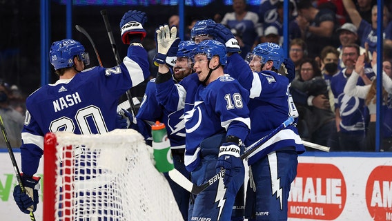Palat scores in OT, Tampa Bay Lightning rally past Habs in NHL return