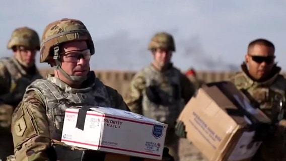 Troops home for holidays after 20 years of war