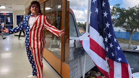 Patriotic student’s American flag set on fire in Hernando County school parking lot; 1 arrested