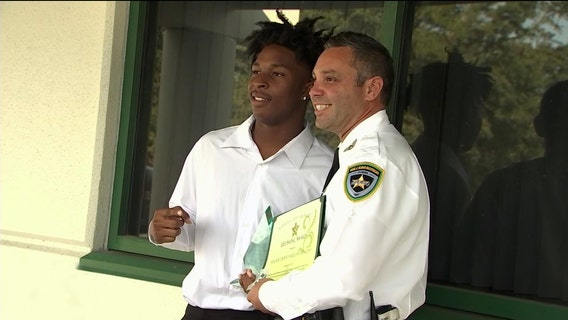 Wharton High teen awarded for life-saving actions