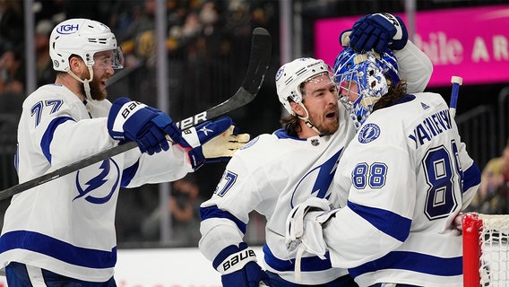 Tampa Bay Lightning strike for 3 unanswered goals, top Vegas 4-3