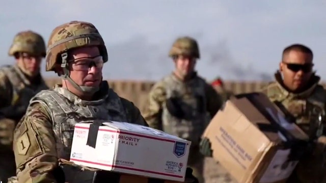 Troops home for holidays after 20 years of war