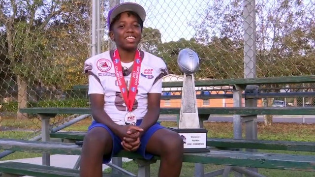 Tampa youth football player motivates team to national championship