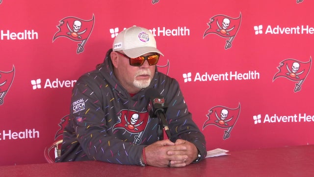 Bruce Arians says he will appeal $50K fine for slapping Bucs player's helmet