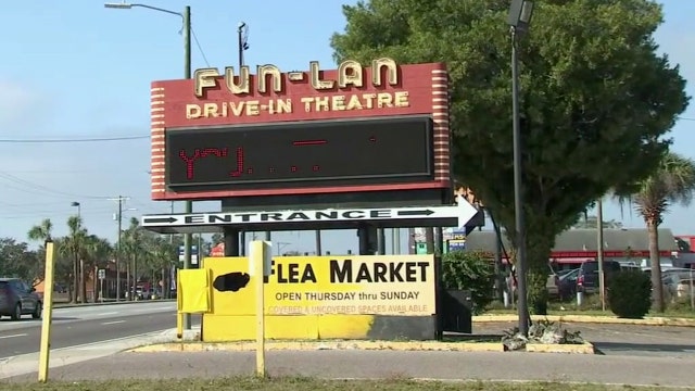 Fun-Land Drive-In neon sign rescued for use in new immersive art experience