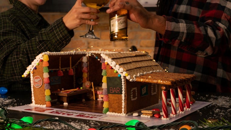 Miller High Life Gingerbread Dive Bar