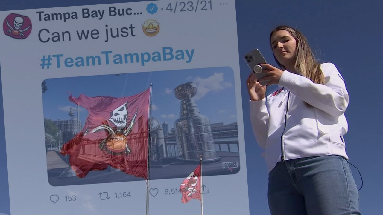 Show your support for the Tampa Bay Buccaneers on social media