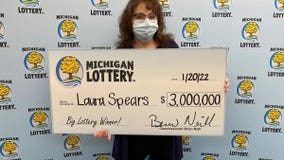 Michigan woman collects $3M lottery prize after checking spam folder