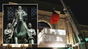 Statue of Theodore Roosevelt removed from front of NYC's Museum of Natural History