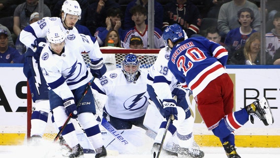 Zibanejad has hat trick as Rangers beat Tampa Bay Lightning 4-0