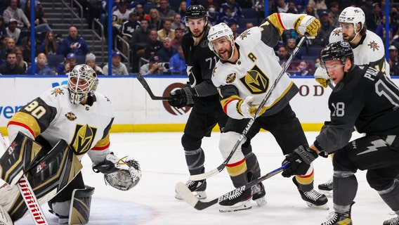 Stone scores winner, Golden Knights beat Tampa Bay Lightning 3-2 in SO