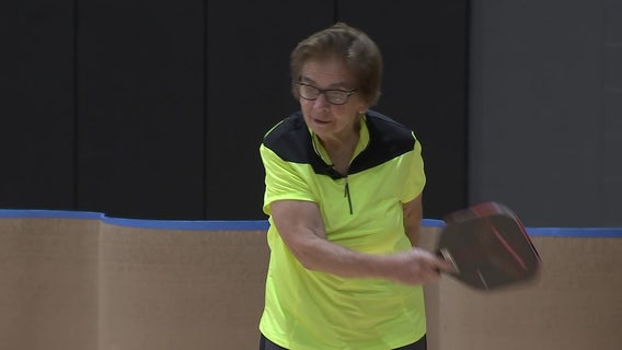 Pickleball champion shares secret for happy life at 90-years-old