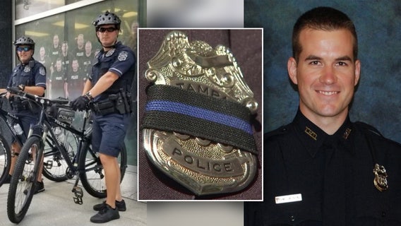 Officer honors friend, fellow TPD bicycle squad member after 'tragic loss' due to brain cancer