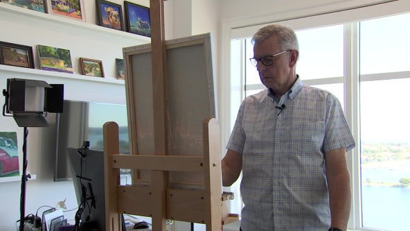Army vet pursues passion for painting after 25 years in military