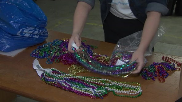 MacDonald Training Center to recycle, resell thousands of pounds of Gasparilla beads