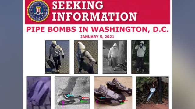 FBI hunt for who placed pipe bombs outside RNC, DNC offices day before Capitol riot continues