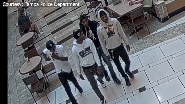 Tampa police searching for 4 men accused of attacking, robbing victim outside International Plaza