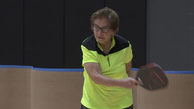 Pickleball champion shares secret for happy life at 90-years-old