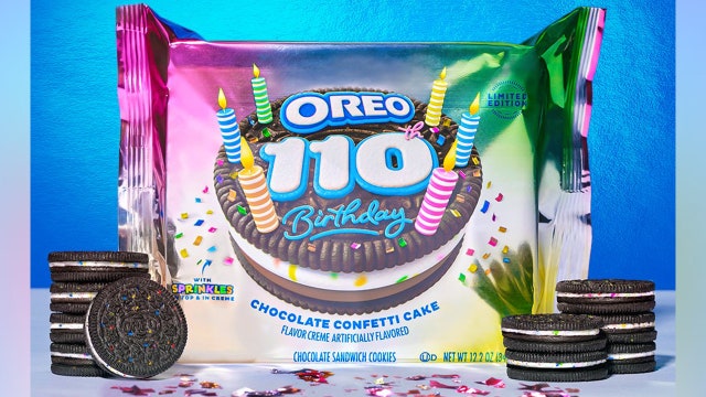 Oreo releasing 'Chocolate Confetti Cake Cookie' flavor for 110th birthday