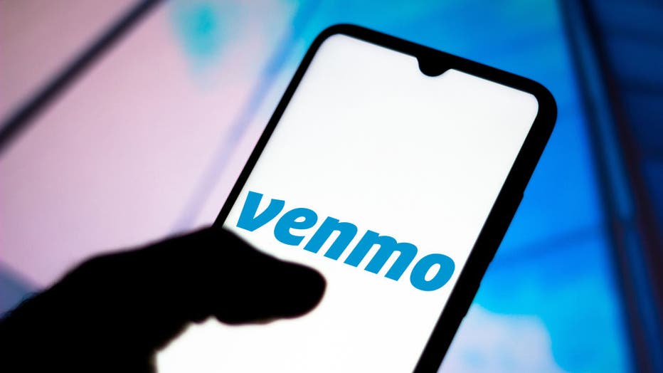 In this photo illustration the Venmo - Share Payments logo