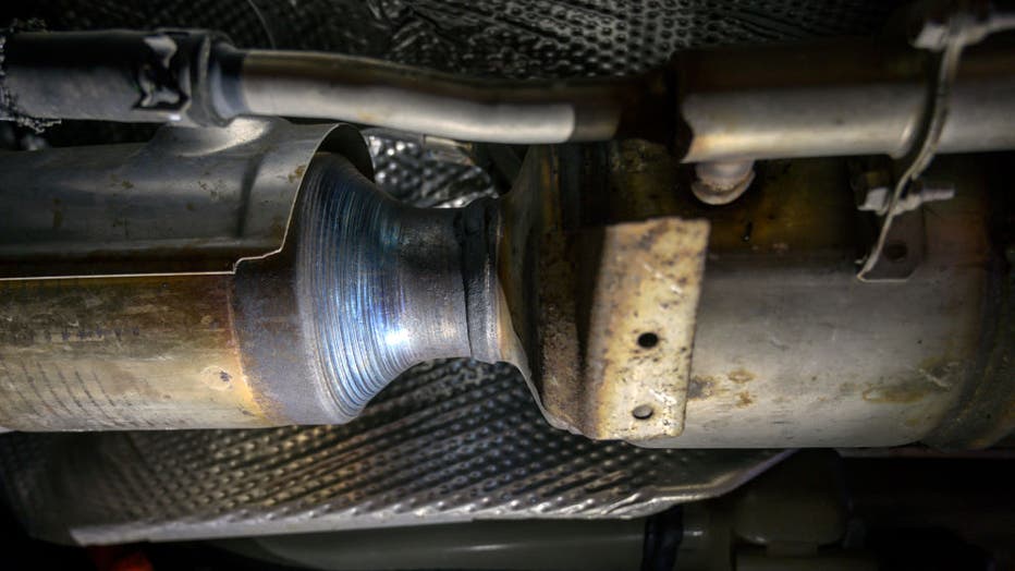 Police etch defense against catalytic converter thefts