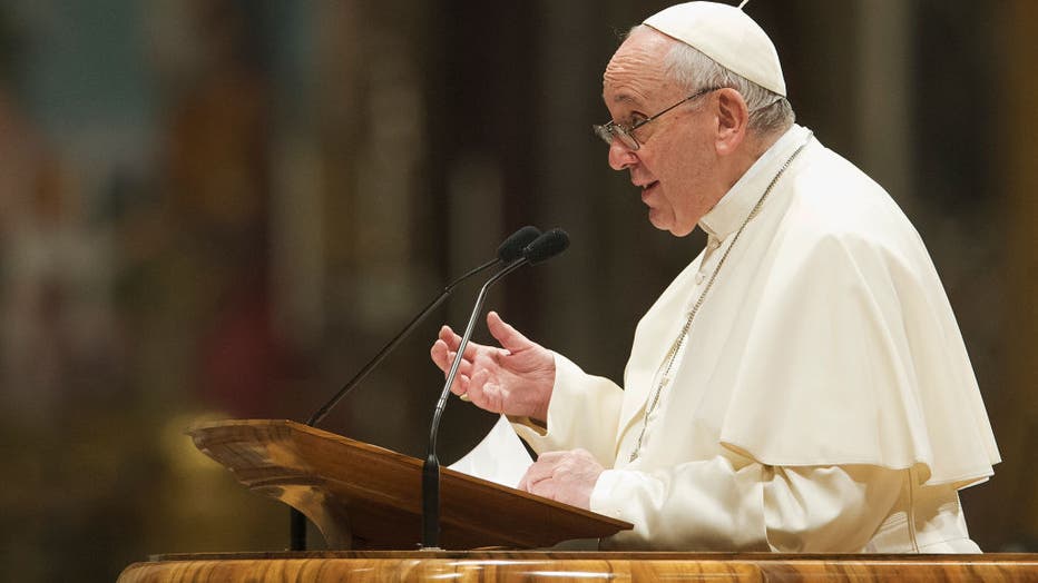 Pope Francis Presides Over First Vespers Prayer