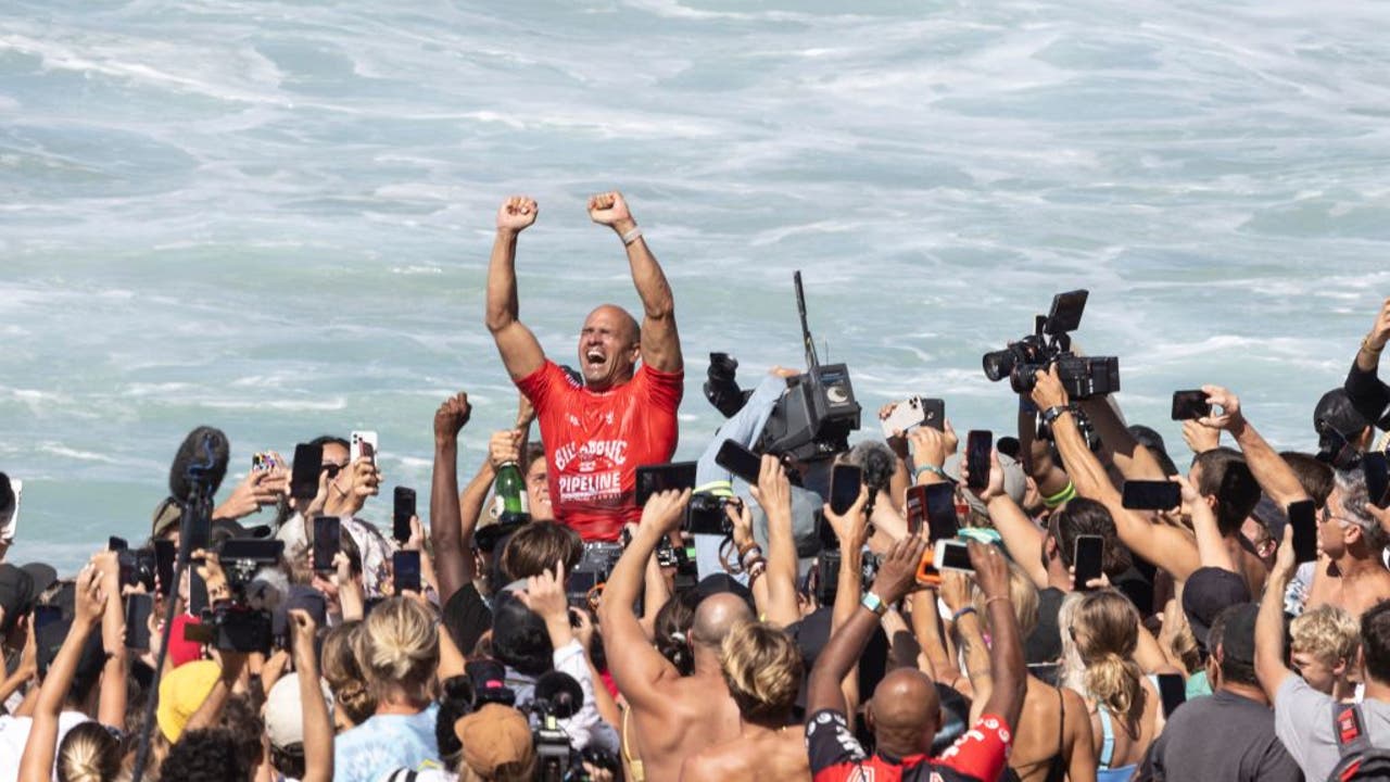 Kelly Slater, the surfing icon nearing 50, wins Billabong Pro