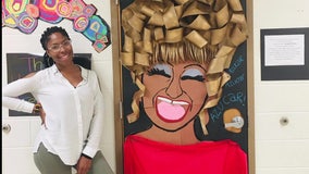 Polk County teacher uses door art to teach inclusion and diversity