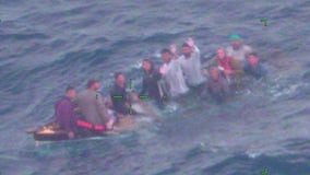 10 Cuban migrants rescued from sinking boat off Florida