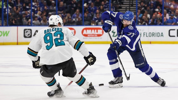 Lightning beat Sharks 3-2 with Hedman overtime goal