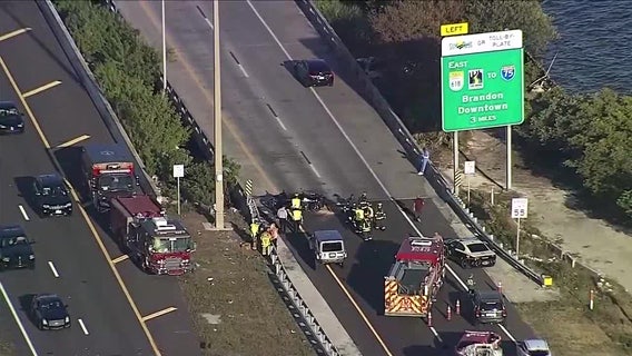 Gandy Boulevard reopens following crash