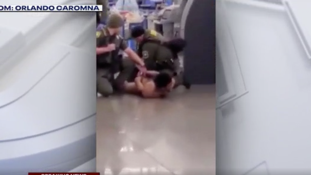 Naked man arrested after allegedly opening fire on Greyhound bus in California