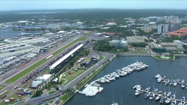 IndyCar drivers test Grand Prix track in downtown St. Pete Friday