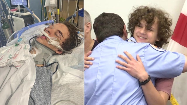 Teen who nearly died in golf cart accident thanks Manatee paramedics who saved his life