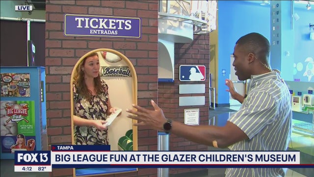 Glazer Children’s Museum, Tampa Bay Rays team up for immersive baseball exhibit
