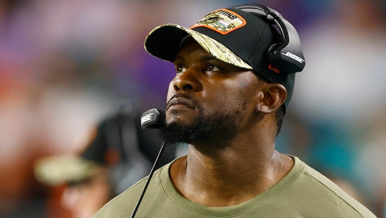 Fired Miami Dolphins coach Brian Flores sues NFL, accuses league of racist hiring practices Fired Miami Dolphins coach Brian Flores sues NFL, accuses league of racist hiring practices