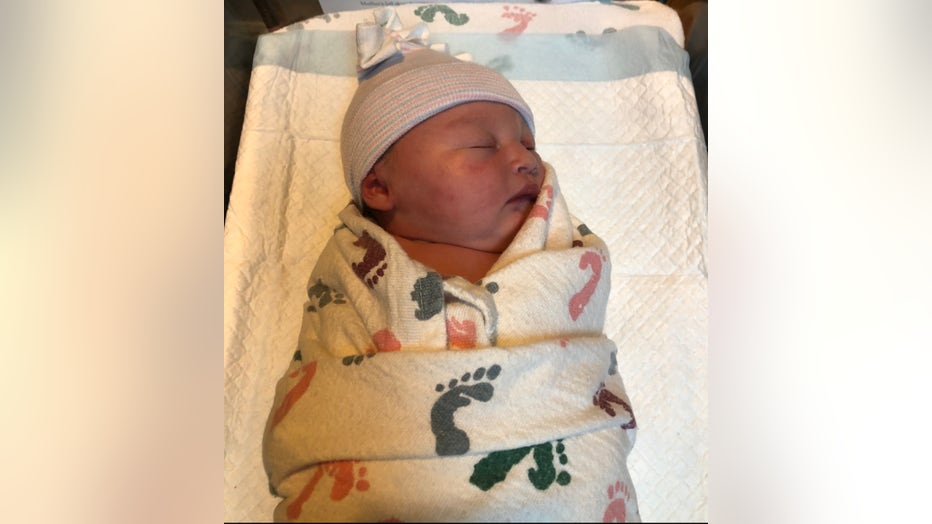 San Diego baby born 2/2/22 at 2:22 p.m. at Kaiser Permanente