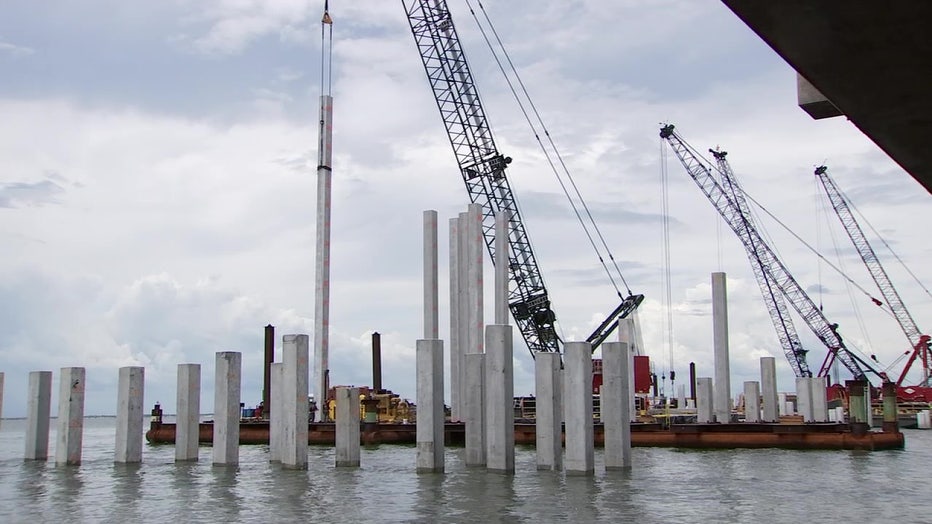 Howard Frankland Bridge project on schedule for 2025 completion, FDOT says