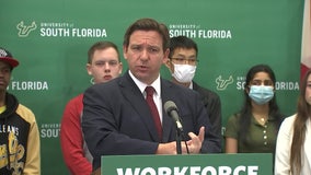 Gov. Ron DeSantis announces cybersecurity initiative at USF to bring more jobs to the field