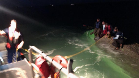 USCG: 4 rescued from capsized boat in Tampa Bay